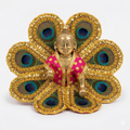 Divine Mor Pankh peacock feather Laddu Gopal shringar poshak
