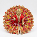 Vraj-Kala pearl and sequin festive Laddu Gopal poshak