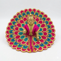 Vraj-Mayur pearl scallop Laddu Gopal poshak