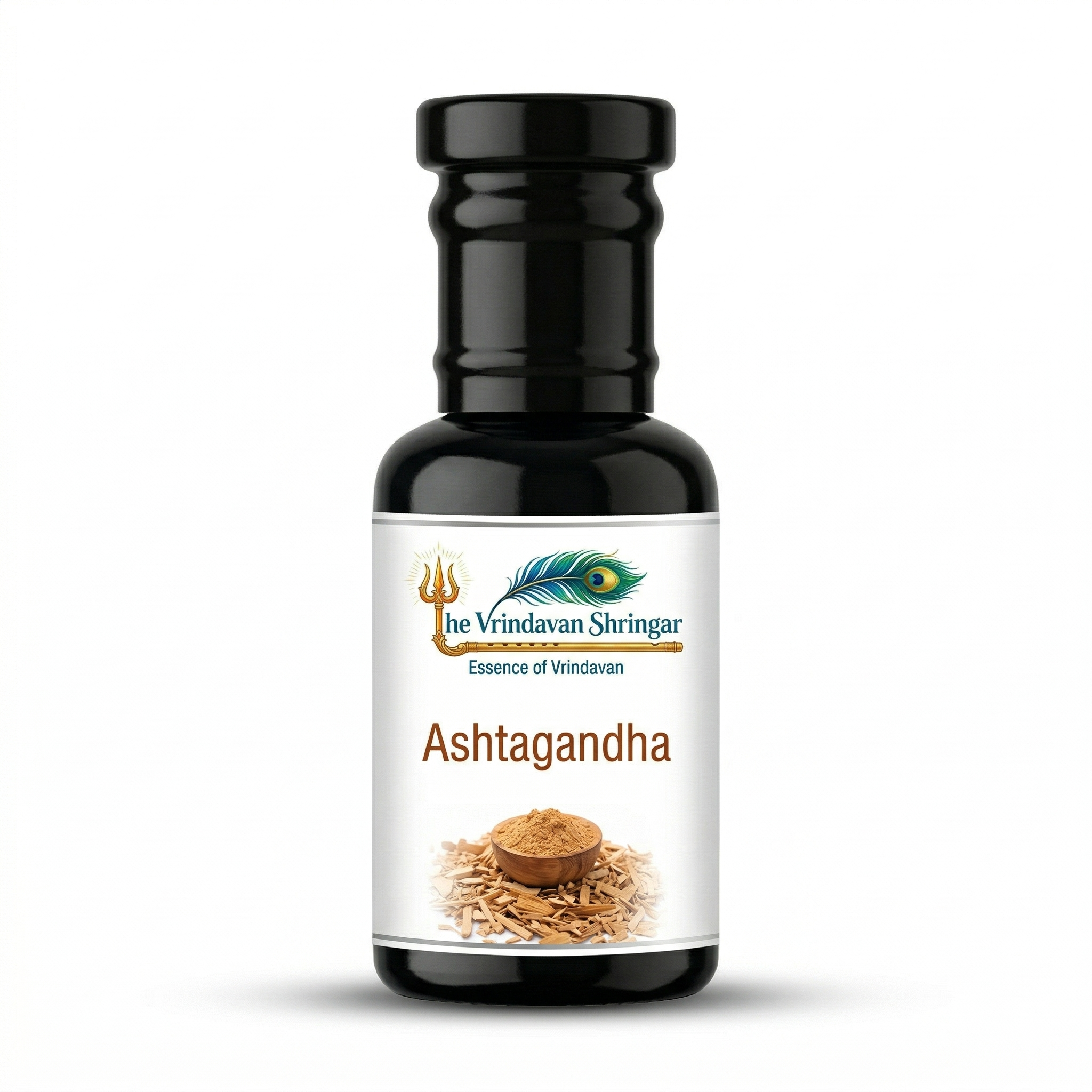 Ashtagandha sacred roll-on attar bottle, 12ml — traditional pooja fragrance
