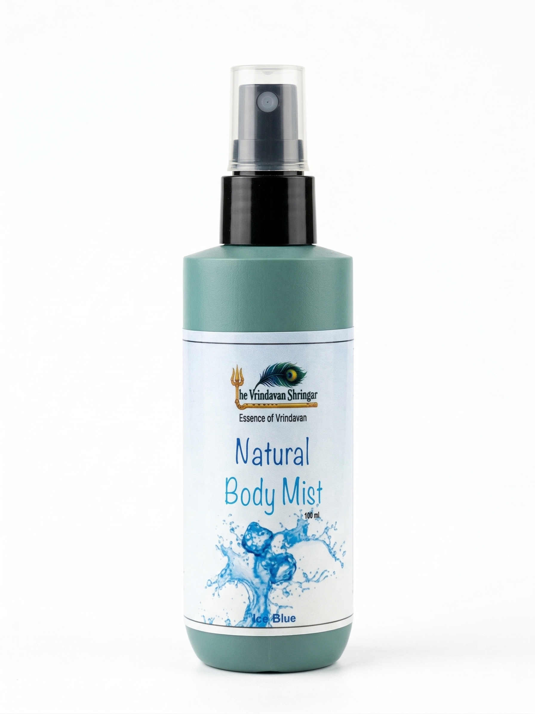 Ice Blue body mist spray bottle, 200ml — cool refreshing fragrance