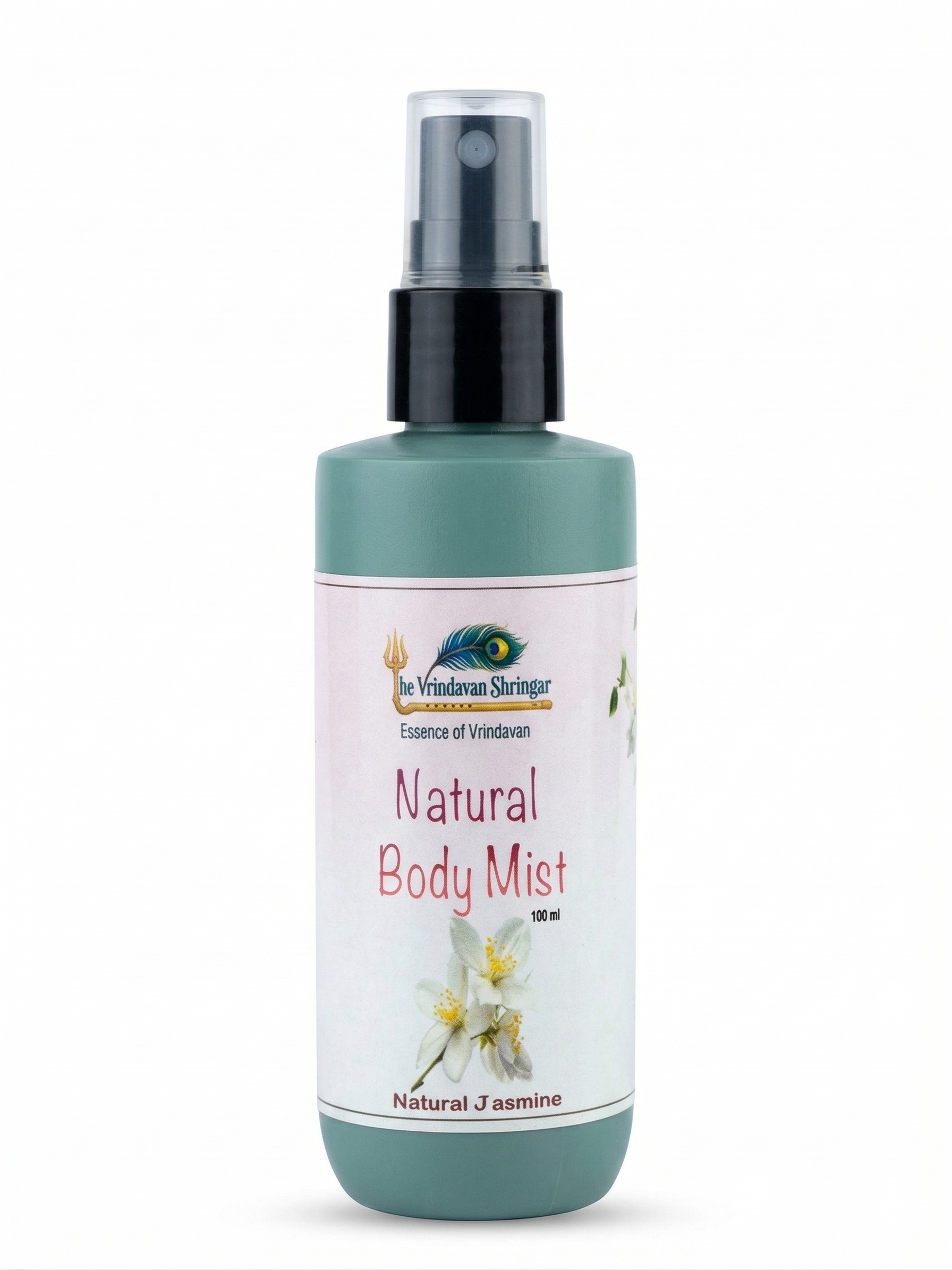 Natural Jasmine Mogra body mist spray bottle, 200ml