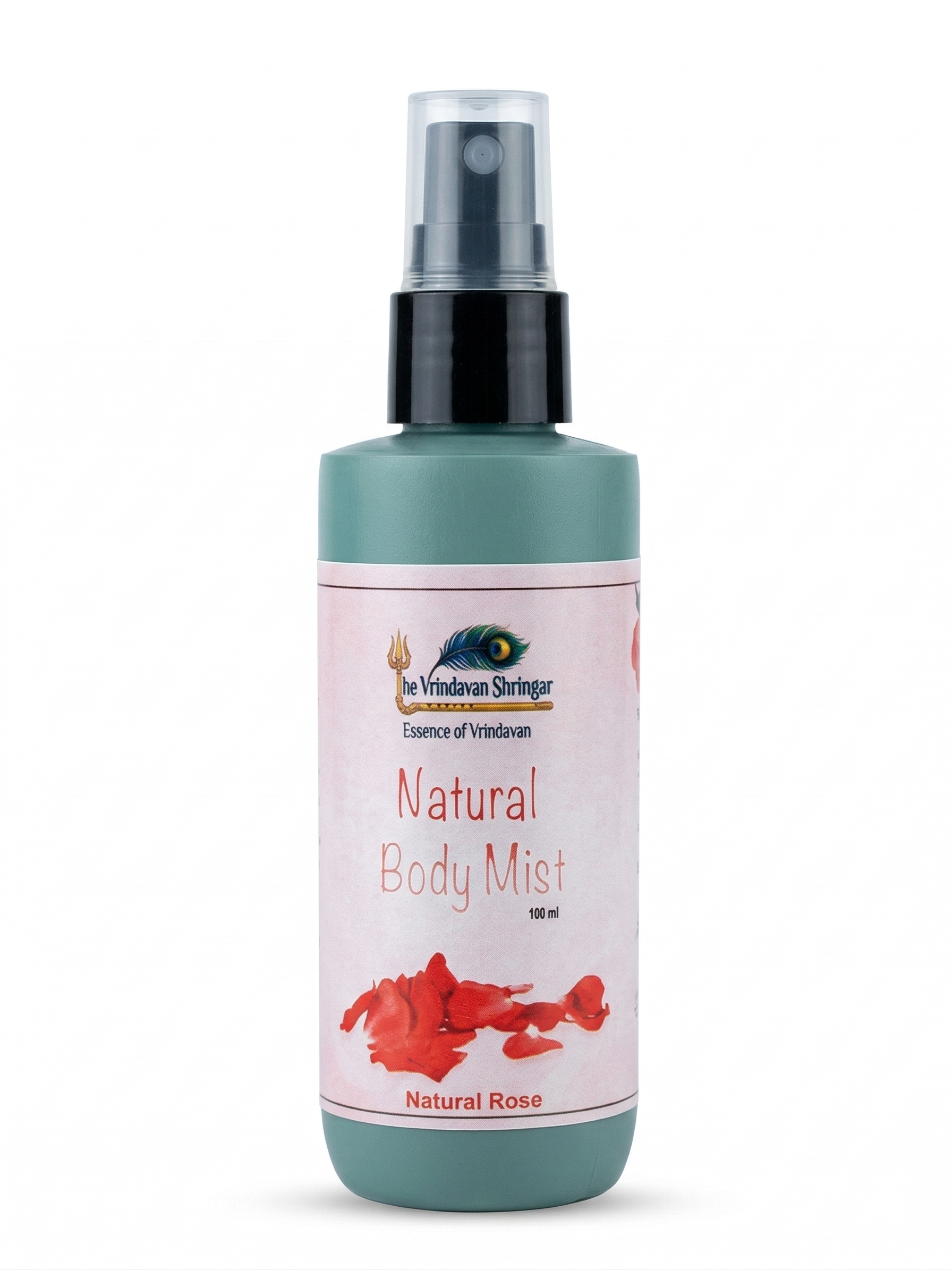 Natural Rose Desi Gulab body mist spray bottle, 200ml
