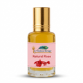 Natural Rose Gulab roll-on attar bottle, 10ml — pure floral fragrance oil