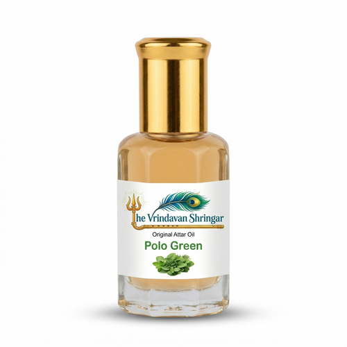 Polo Green roll-on attar bottle, 10ml — fresh aromatic fragrance oil