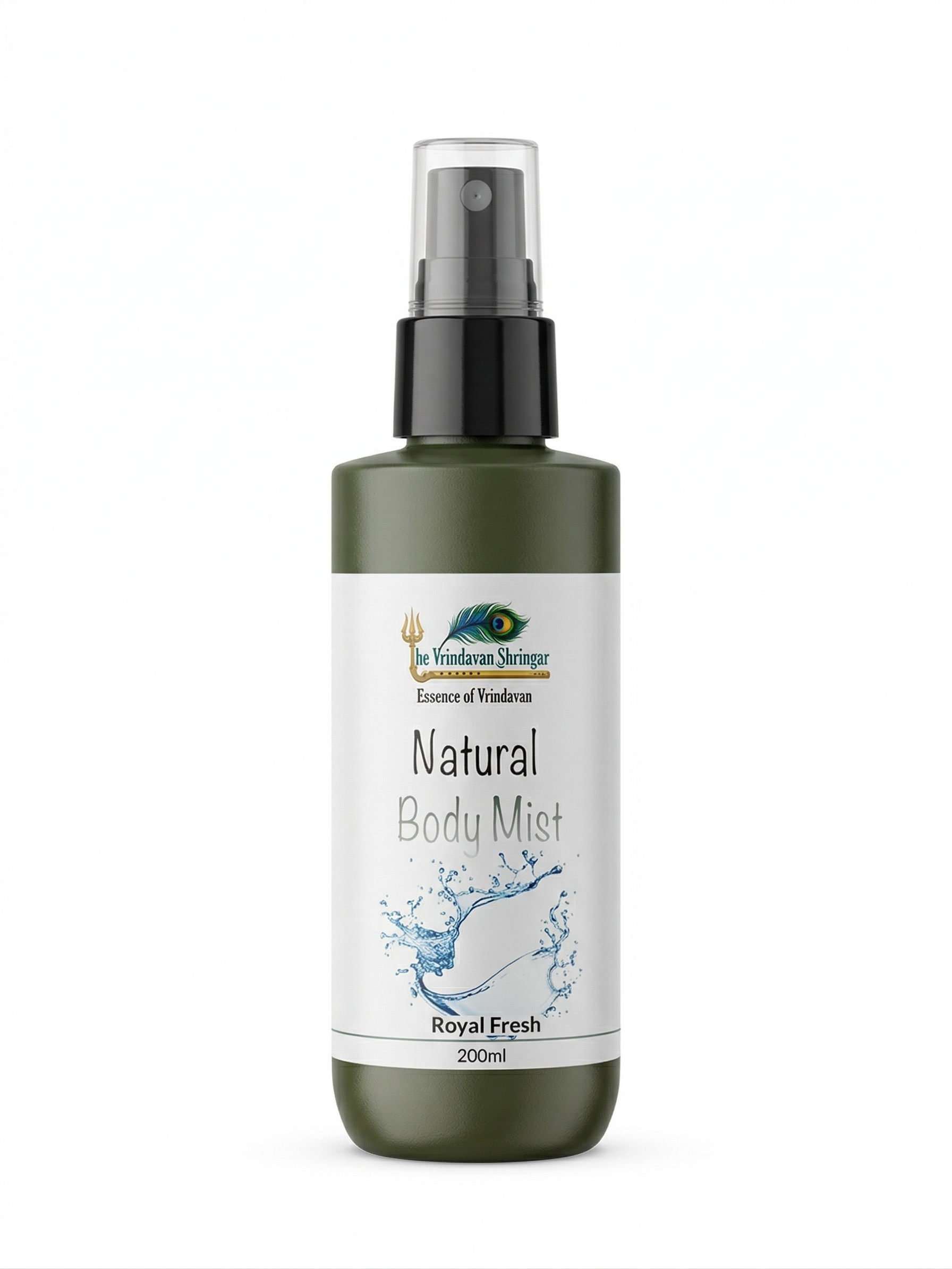 Royal Fresh natural body mist spray bottle, 200ml